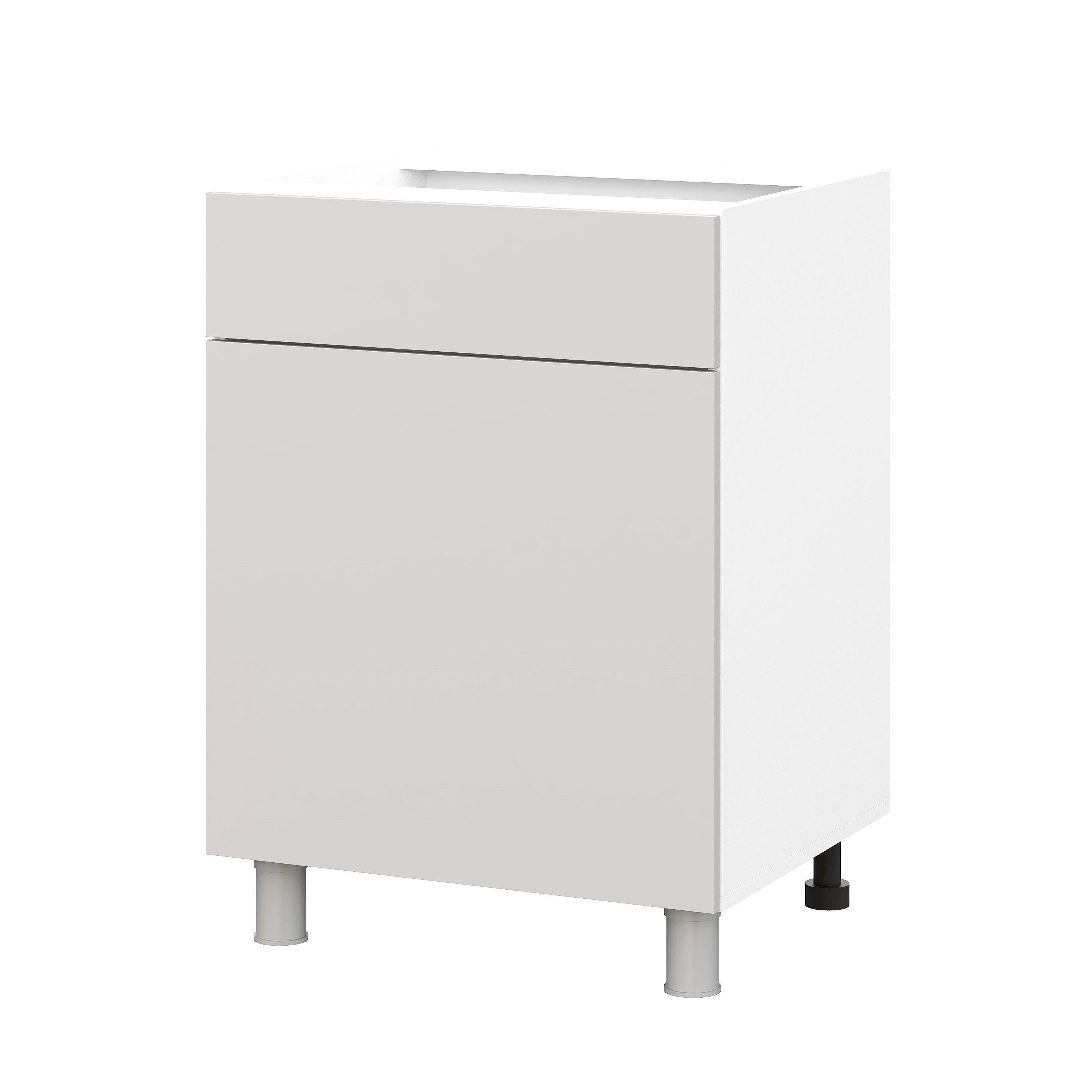 Стол рабочий 600х824х600 мм 1 ящ Модерн New Бланж СС600яс Белый, ЛДСП