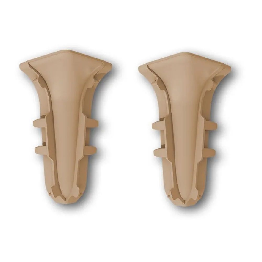 Угол внутренний для плинтуса Идеал Классик 55 мм 291 Орех 2 шт