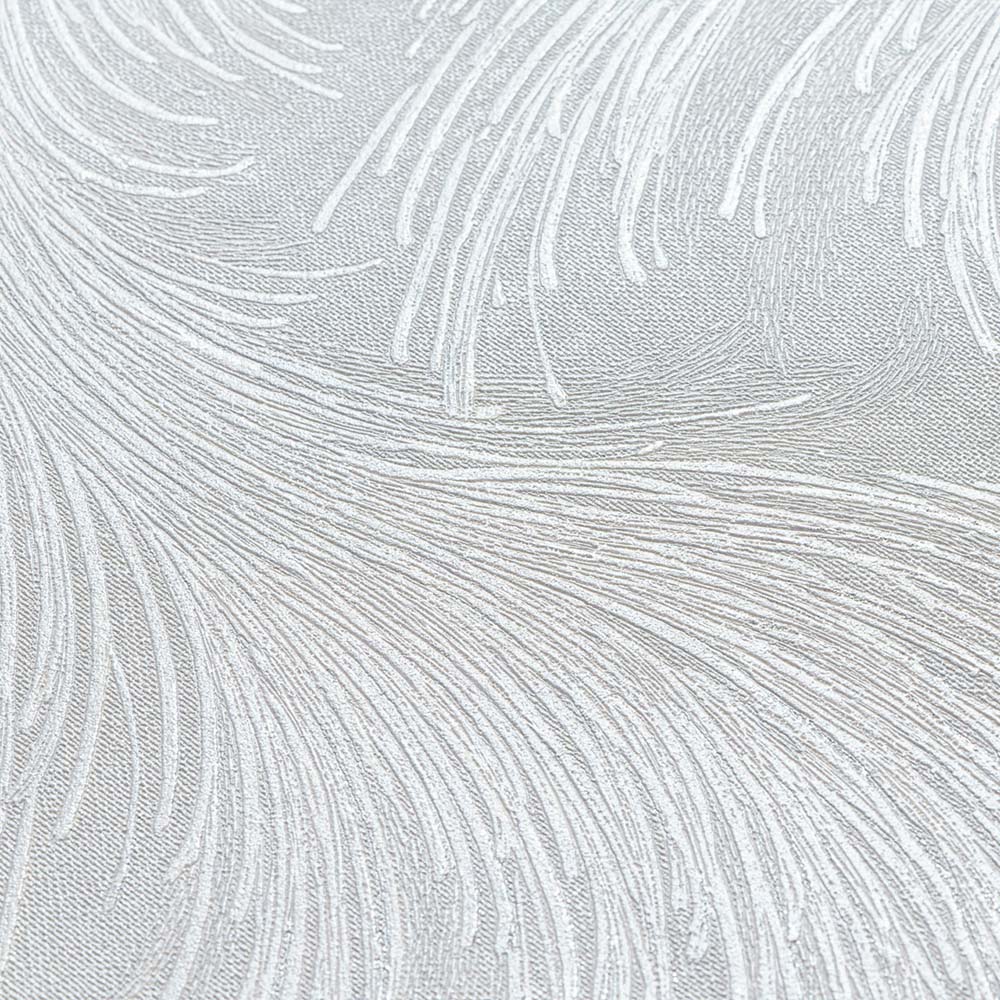 Обои 10888-03 Артекс 1,06х10 м Перо светло-серый