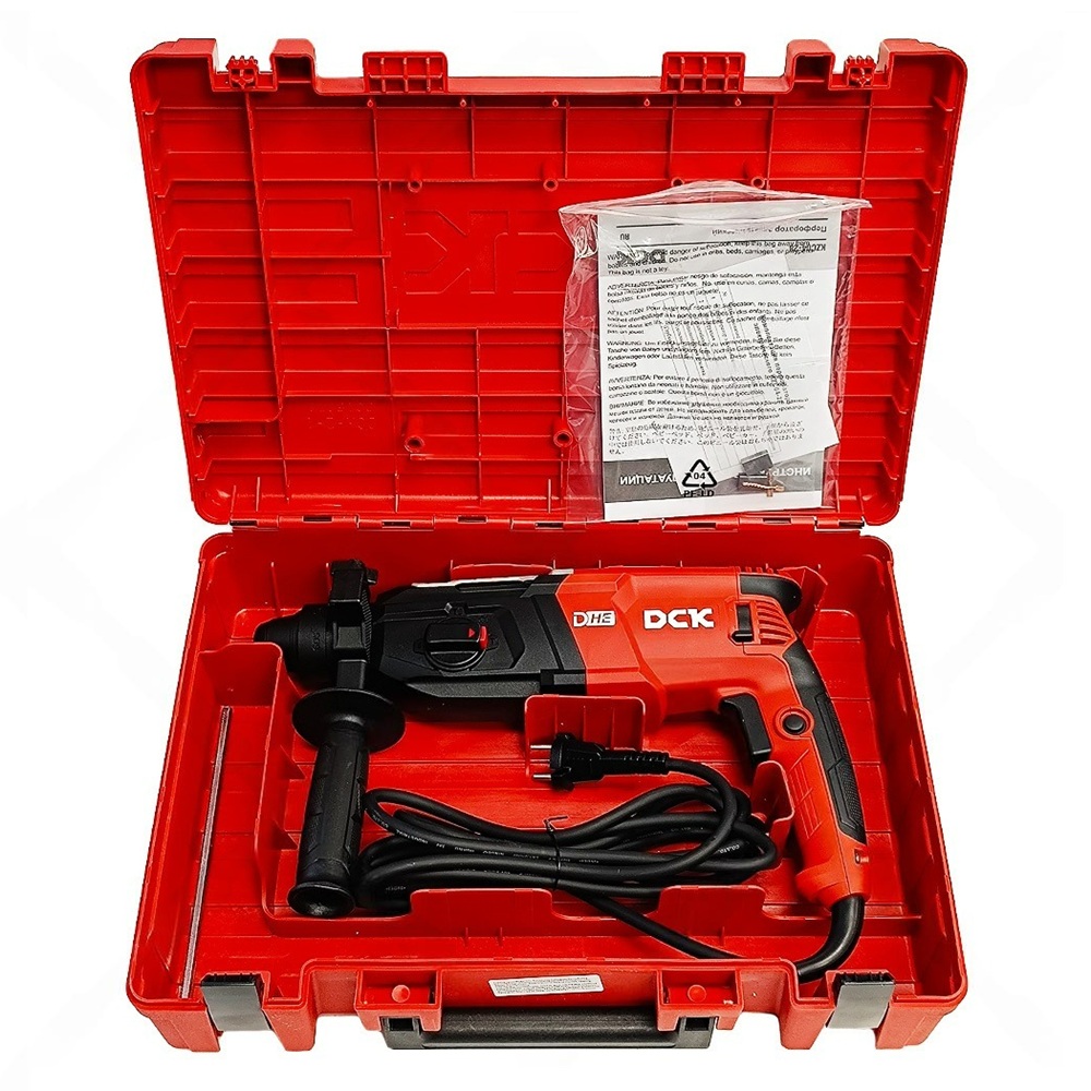 Перфоратор DCK KZC04-28 SDS-Plus 820Вт 3,3 Дж
