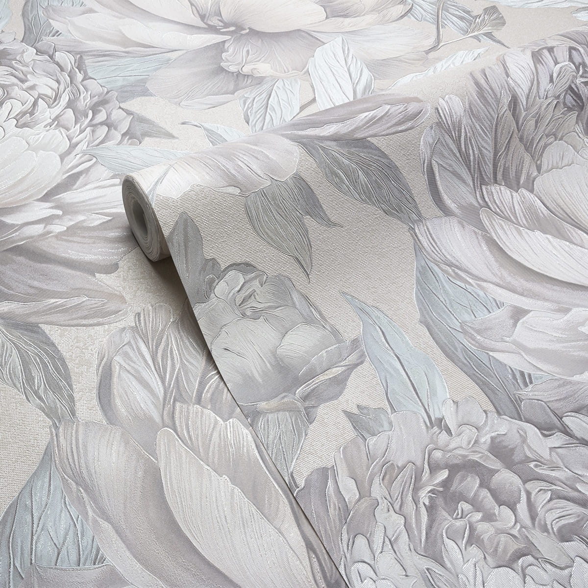 Обои Victoria Stenova Bohemia 585985 пудровые цветы крупные 1,06х10,05 м