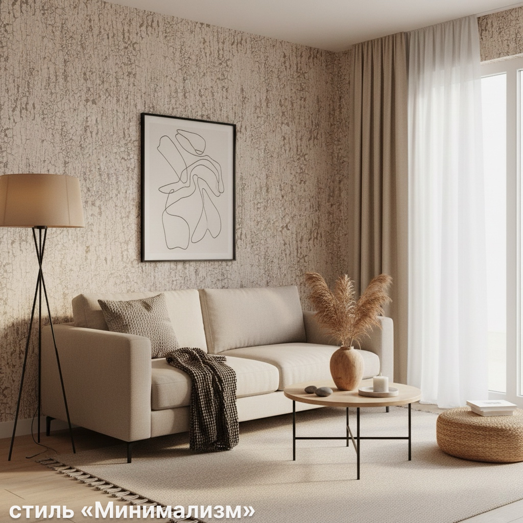 Обои Green Walls Кора С40 4116 03 дуб розовое золото абстракция 1,06х10,05 м