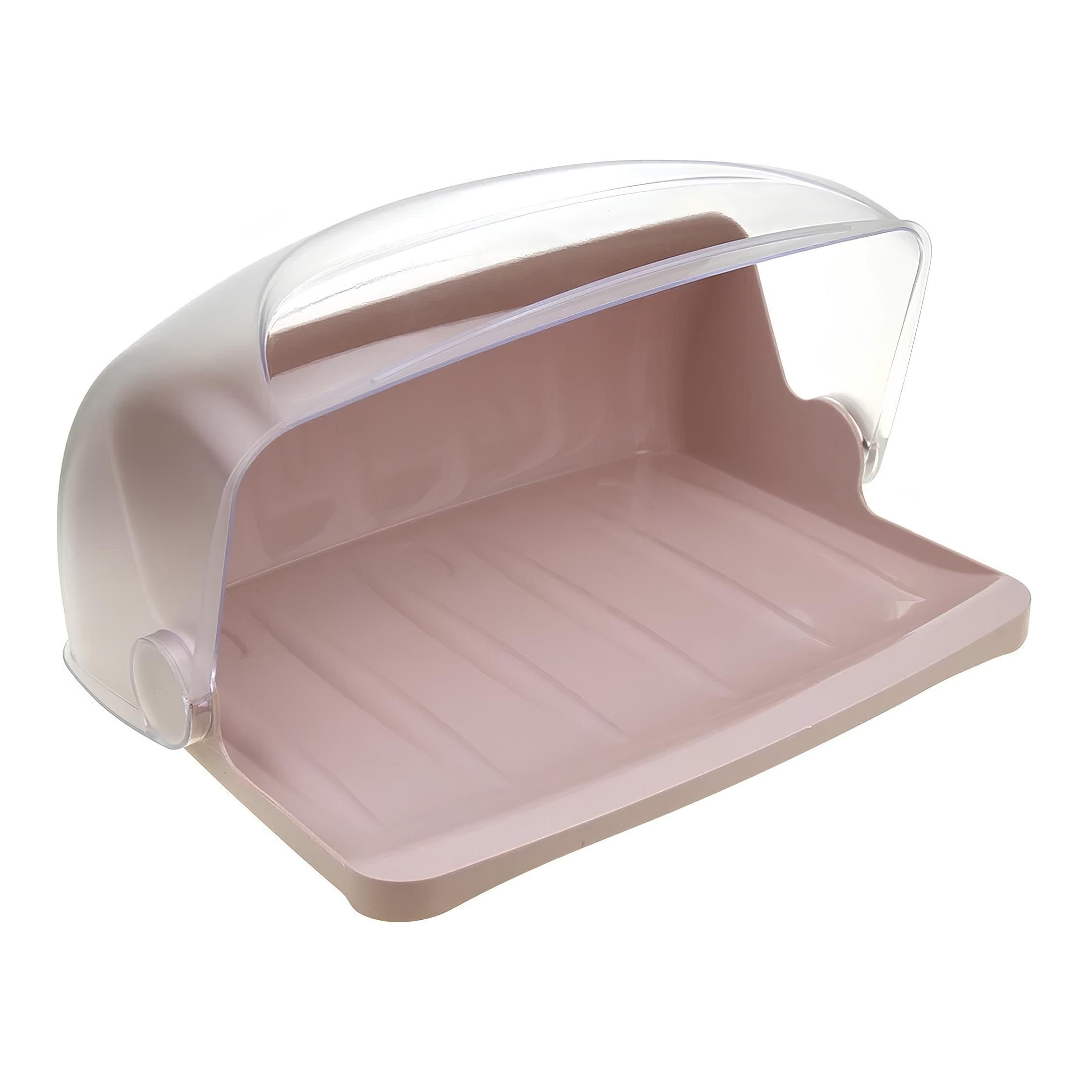 Хлебница Грана пластиковая 31х25 см розовая C840РОЗ