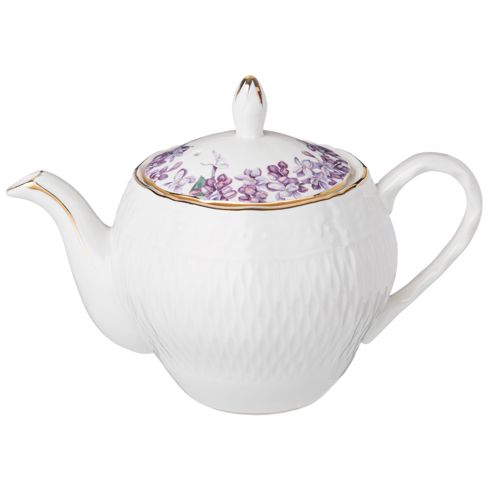 Сервиз чайный Lefard Lilac на 6 персон 14 предметов 800/300/250 мл фарфор