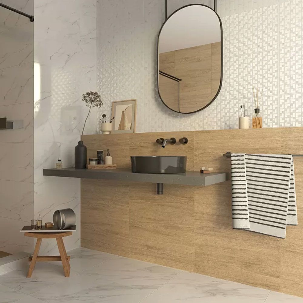 Декор Gracia Ceramica Libretto white decor 01 30х50 см белый