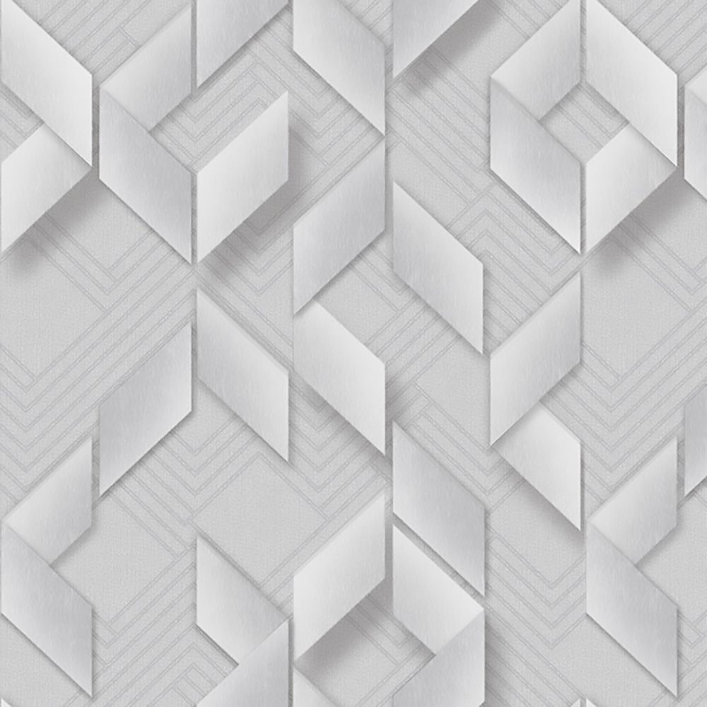 Обои Green Walls Newstyle С40 4150 00 серые геометрия 1,06х10,05 м