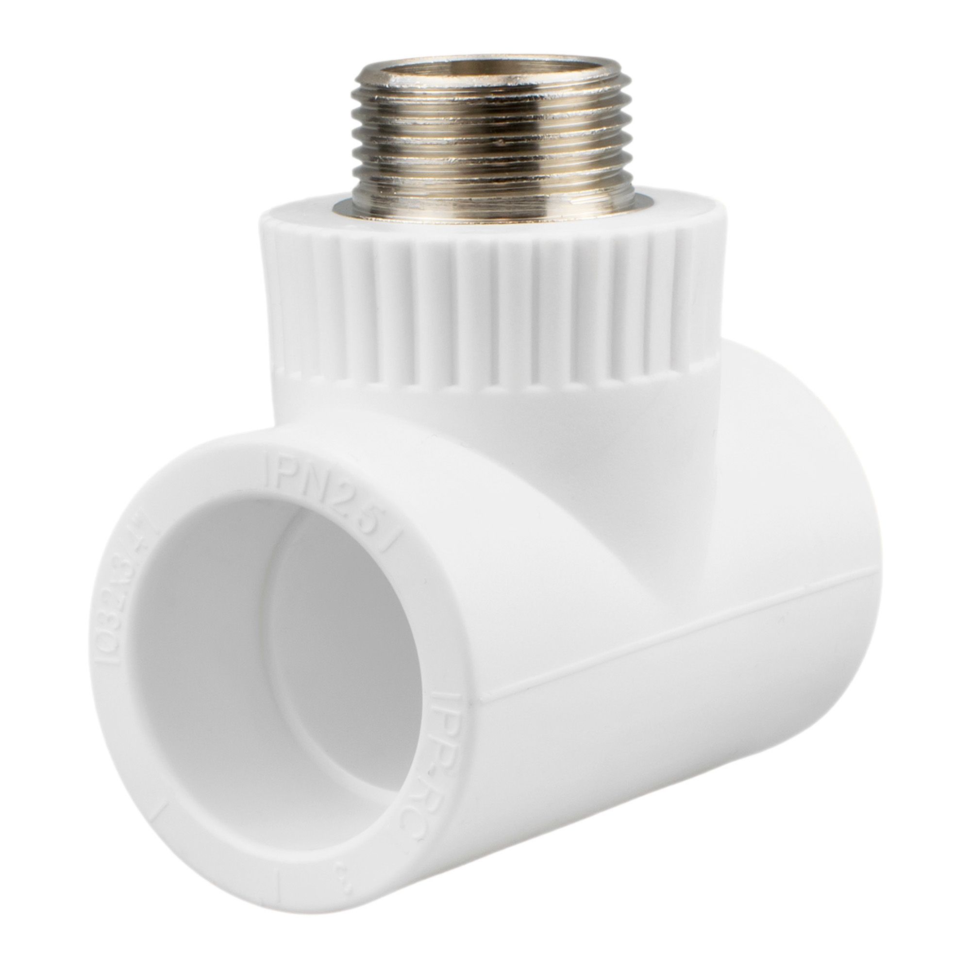 Тройник комбинир. полипропилен 32х32 мм х 3/4" НР