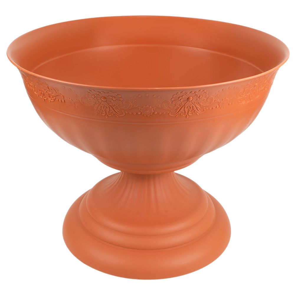 Вазон Альтернатива Венеция на ножке коричневый 45 см 17 л