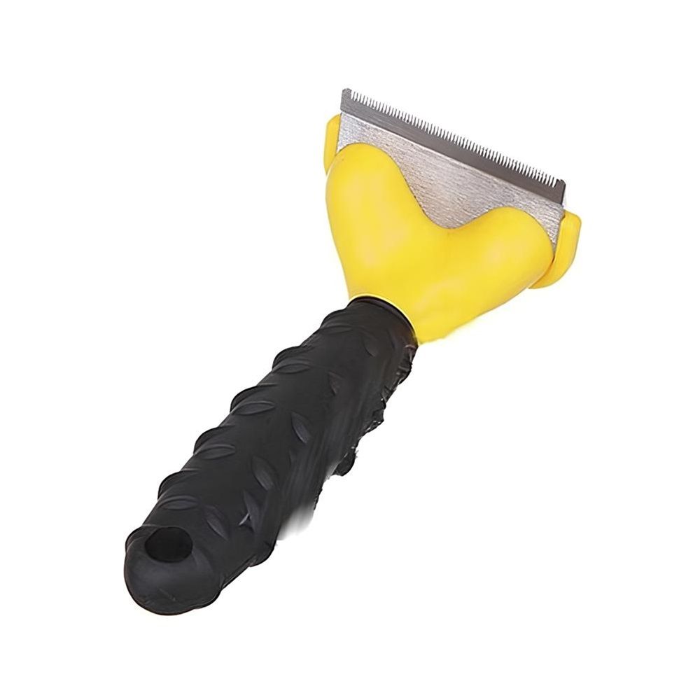 Расческа-пуходерка для вычесывания подшерстка Лапки и царапки 7х15 см