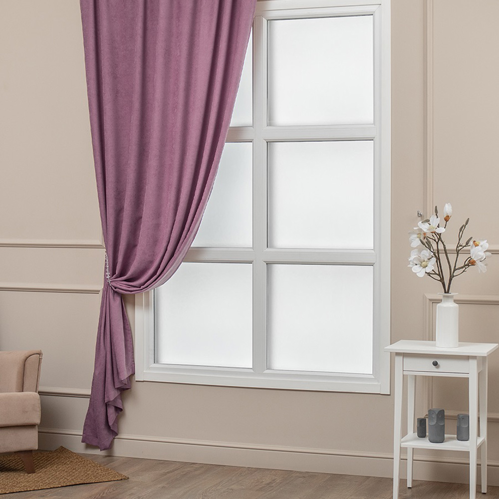 Штора портьерная канвас Amore Mio RR 318100-212 160х270 см брусника