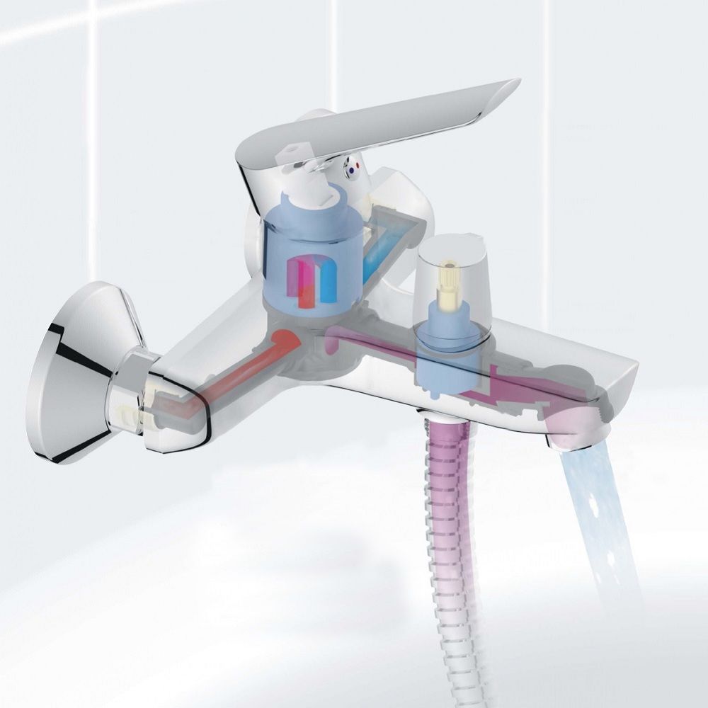 Смеситель для ванны Lagos с коротким изливом LG 54