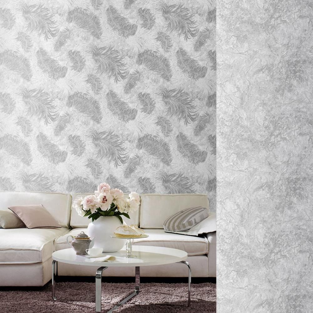 Обои Саратовские С32Ф Феникс фон 06 В273 0,53х10,05 м серый