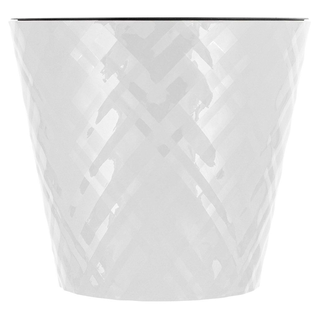 Горшок цветочный InGreen Manhattan Белоснежный жасмин 19 см 3,3 л c дренажной вставкой