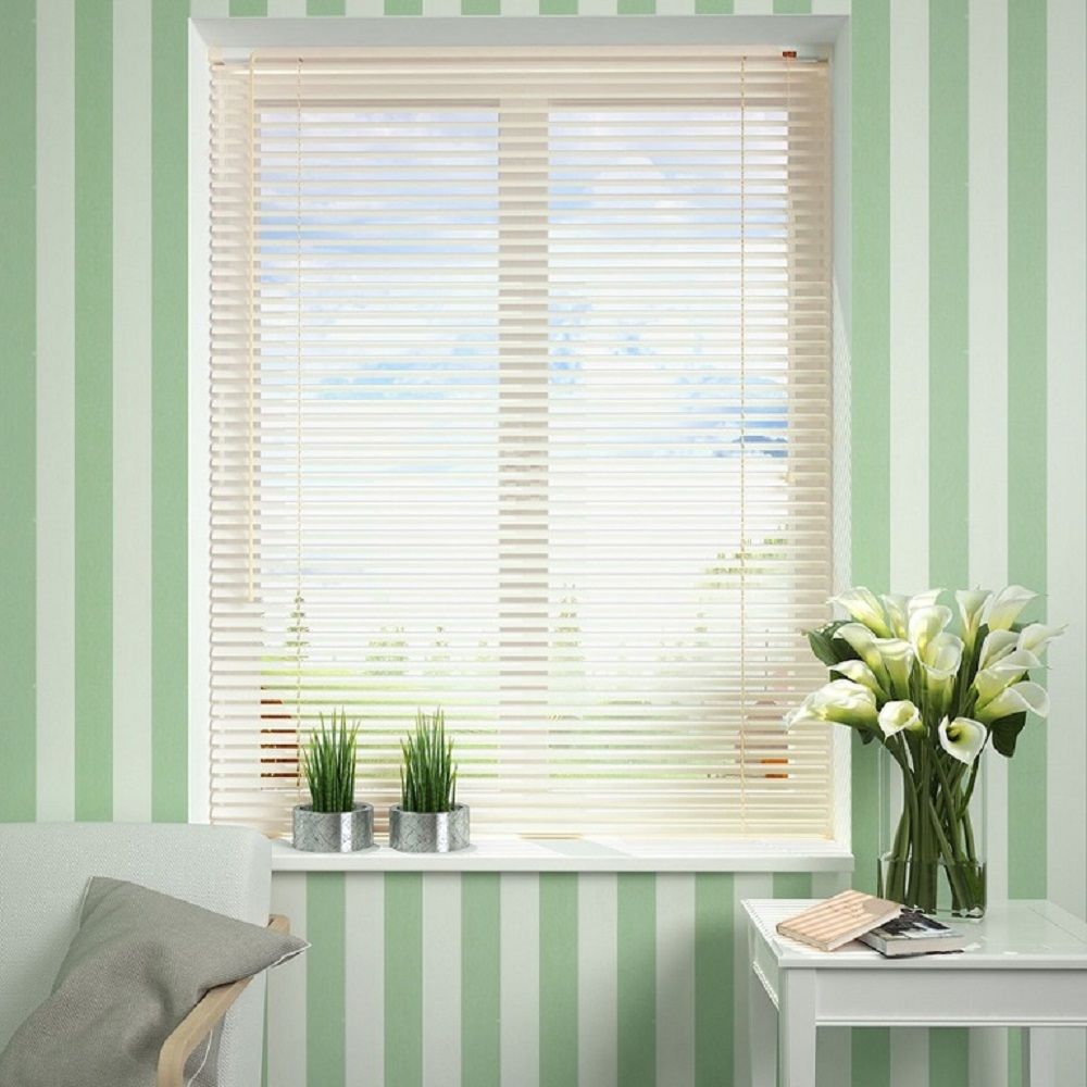 ЖАЛЮЗИ горизонтальные пластиковые, цв. белый 80*160