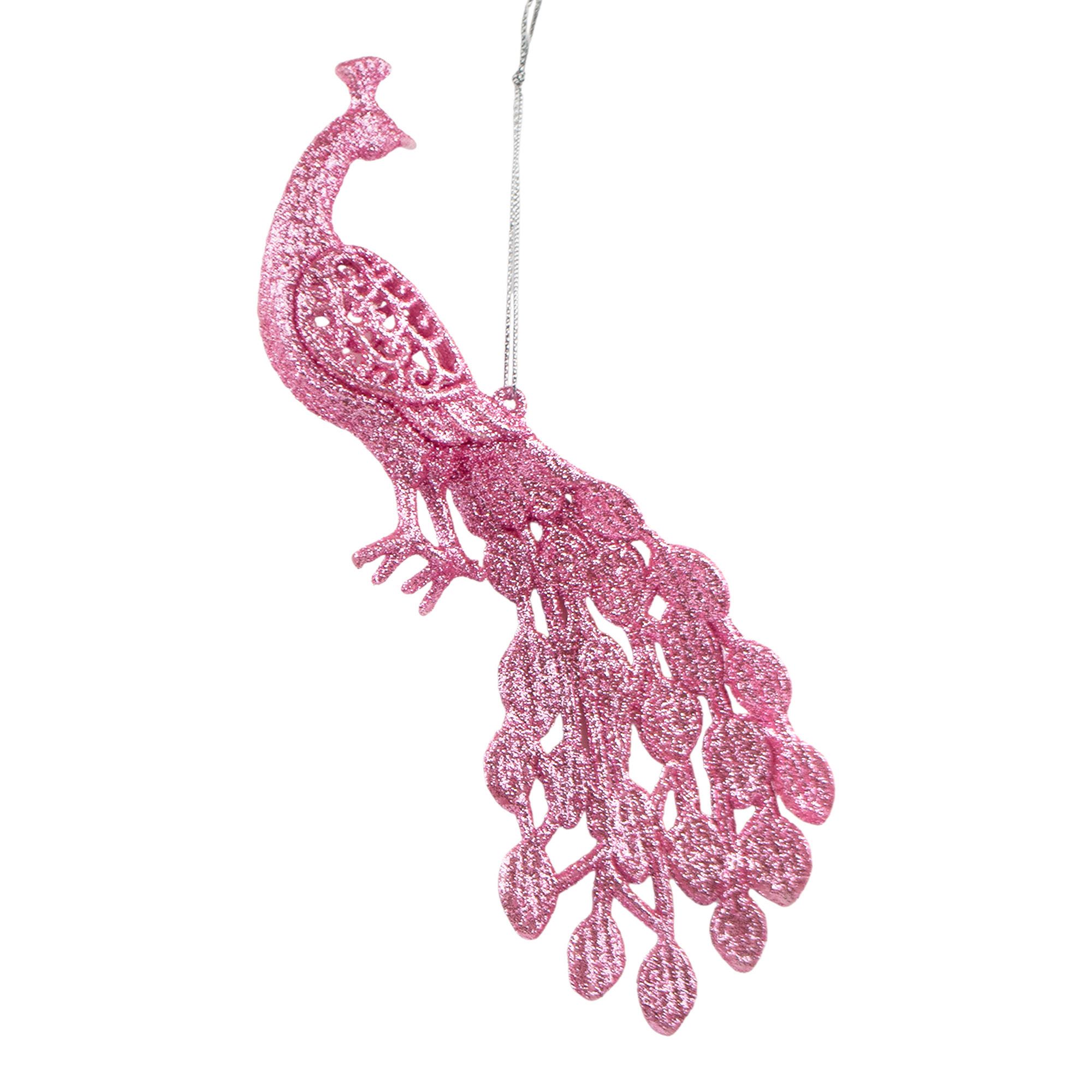 Украшение новогоднее Павлин 18,5х9х2,5 см 807600