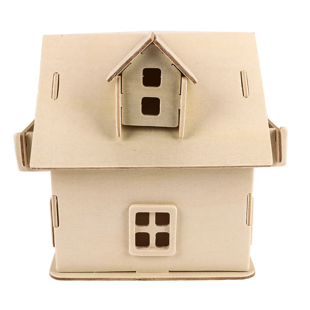 Модель сборная из дерева Дом 2 Big СМ-1007-А4 (30)