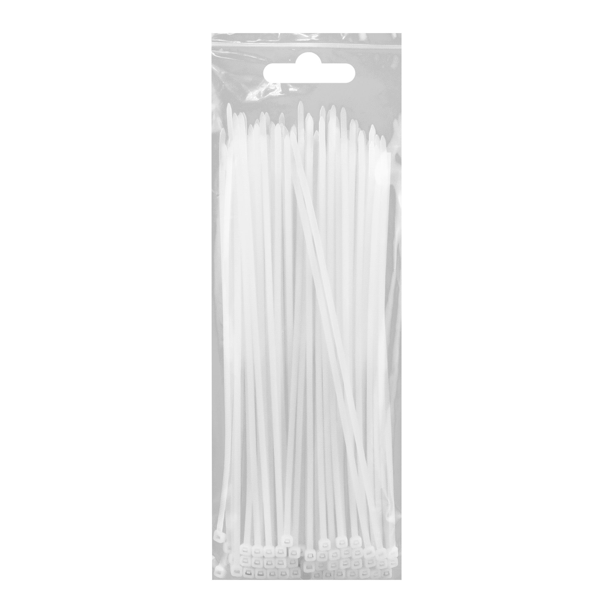 Хомут кабельный 3.6х250 тройной замок нейл. бел. (уп.100шт) Rexant 67-0250