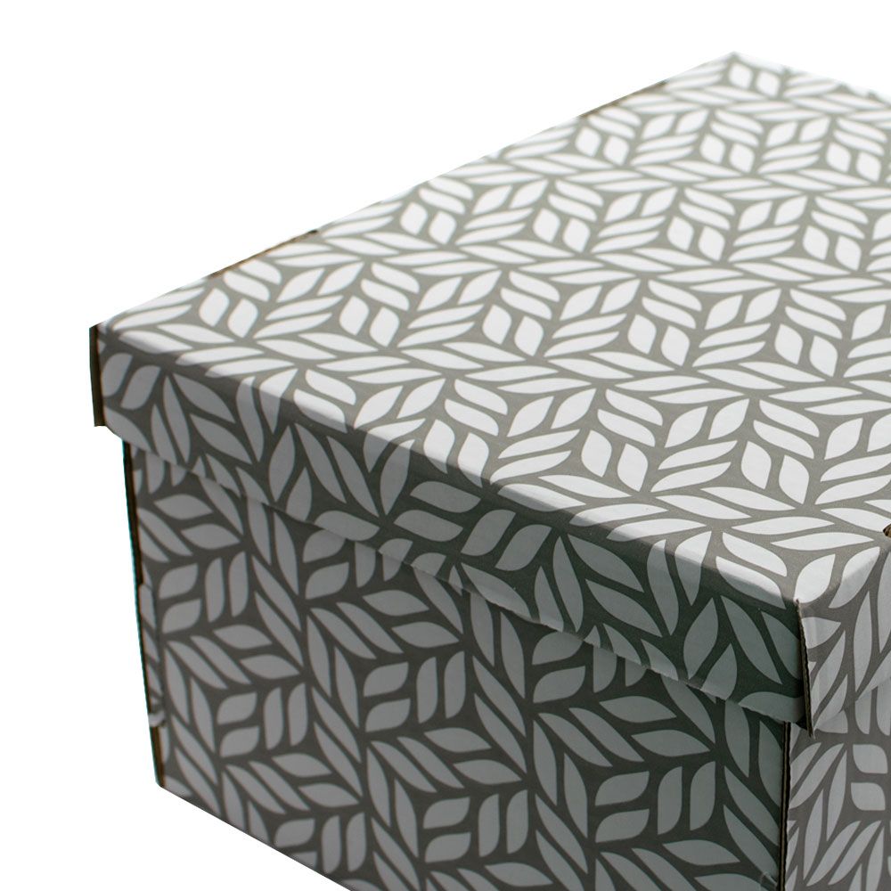 Коробка для хранения картонная Орнамент 32х26х17 см