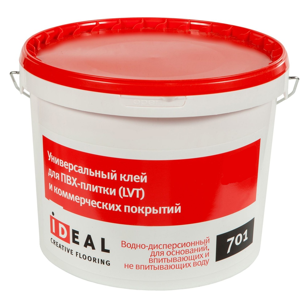 Клей для ПВХ-плитки Ideal 701 водно-дисперсионный 3 кг