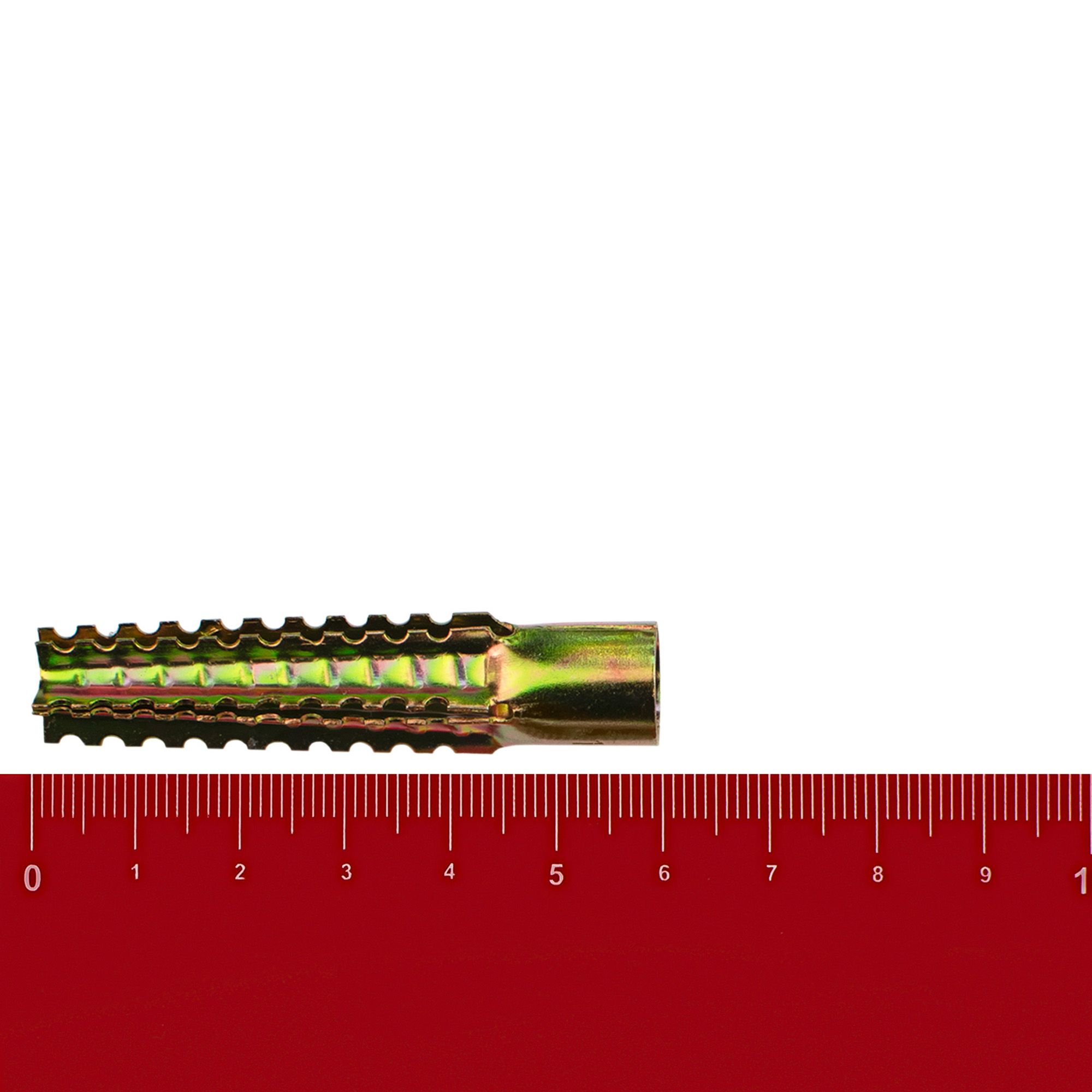 Дюбель для газобетона металлический 10x60 мм цинк 2 шт