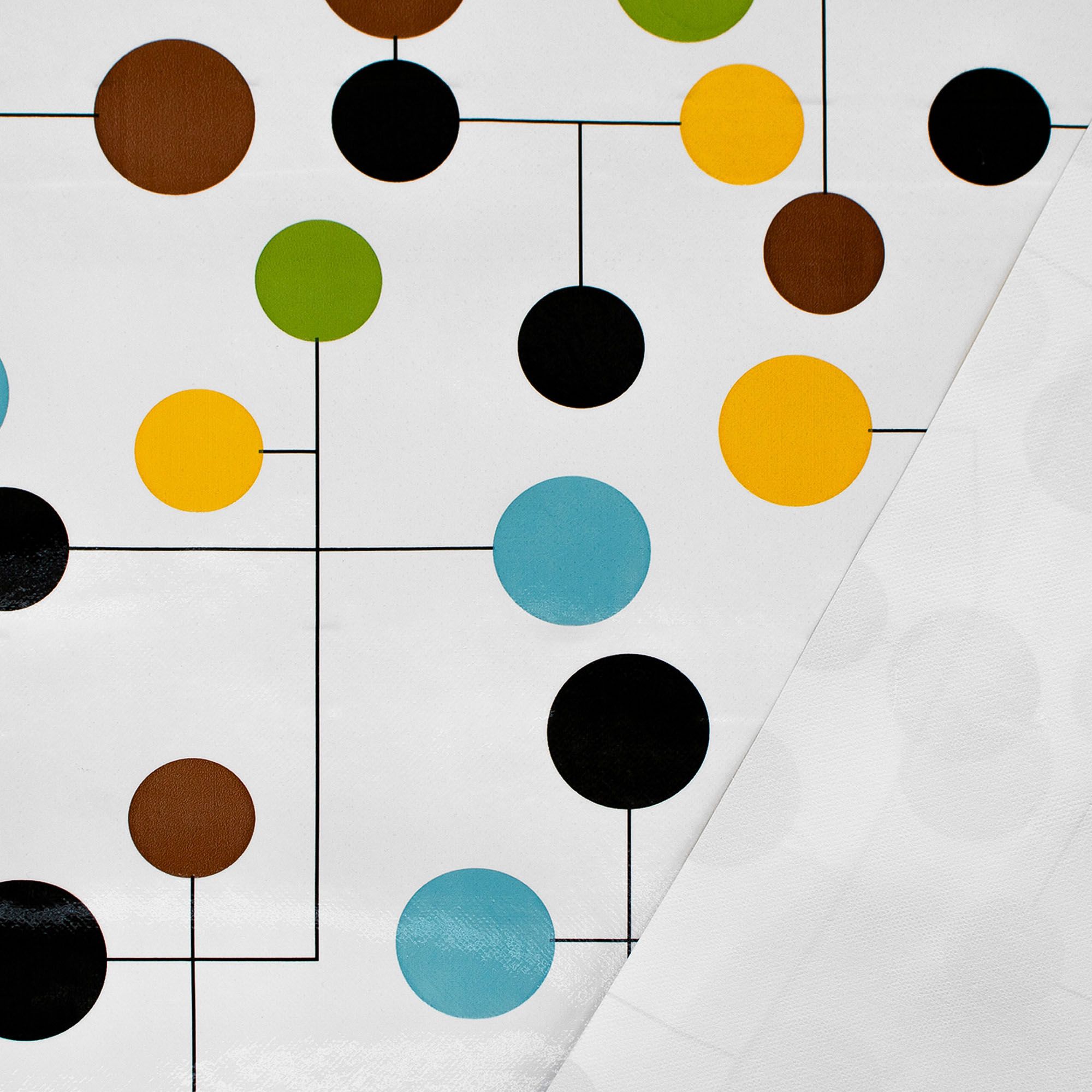 Клеенка ПВХ на нетканой основе Dekorelle Glance 610 1,4 м