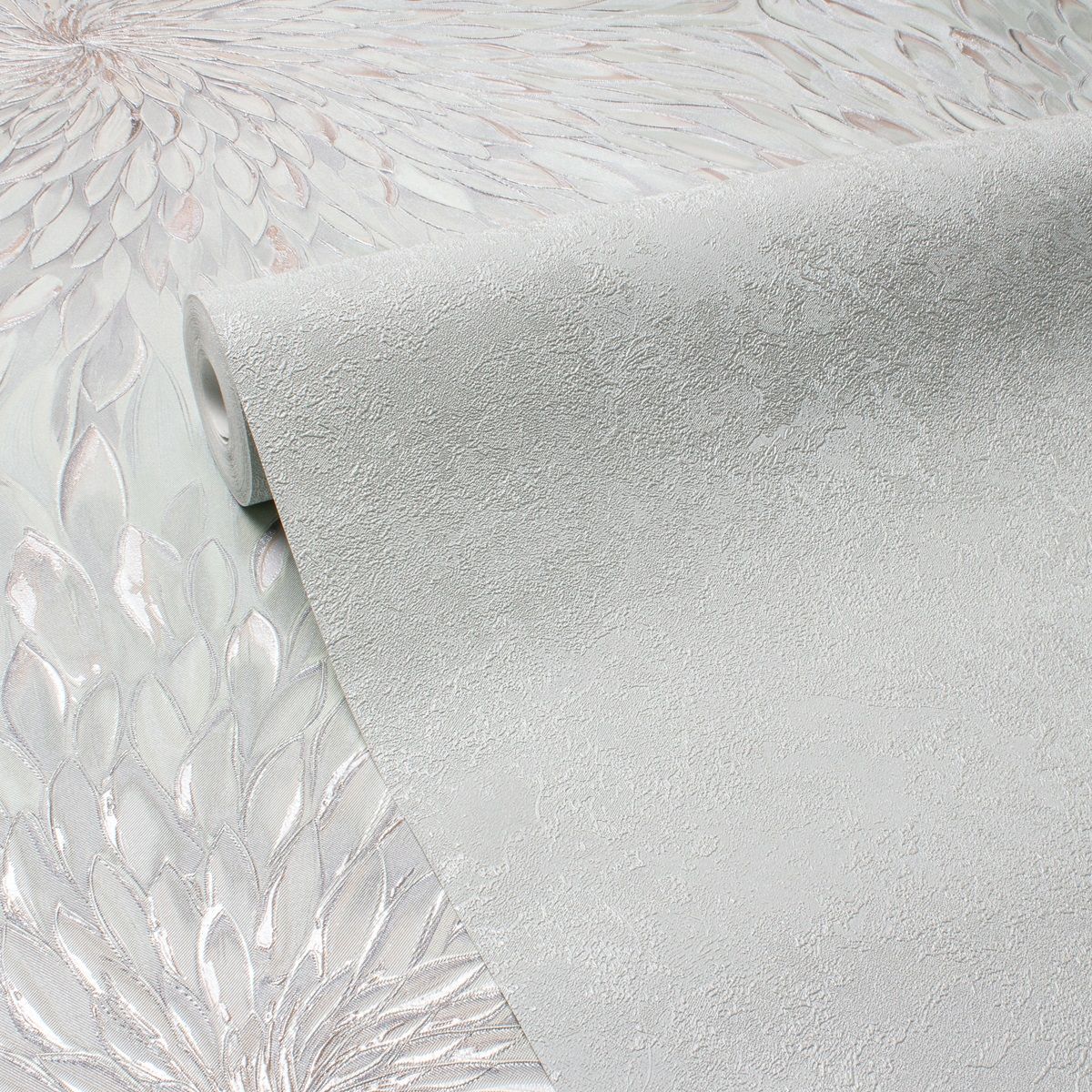 Обои Victoria Stenova Astra 589523 зеленые штукатурка 1,06х10,05 м