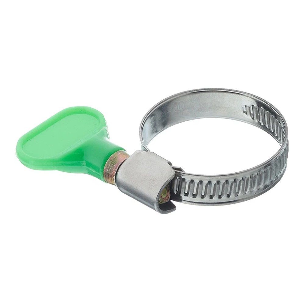 Хомут червячный бабочка 10-16 мм нержавеюшая сталь W2 2 шт