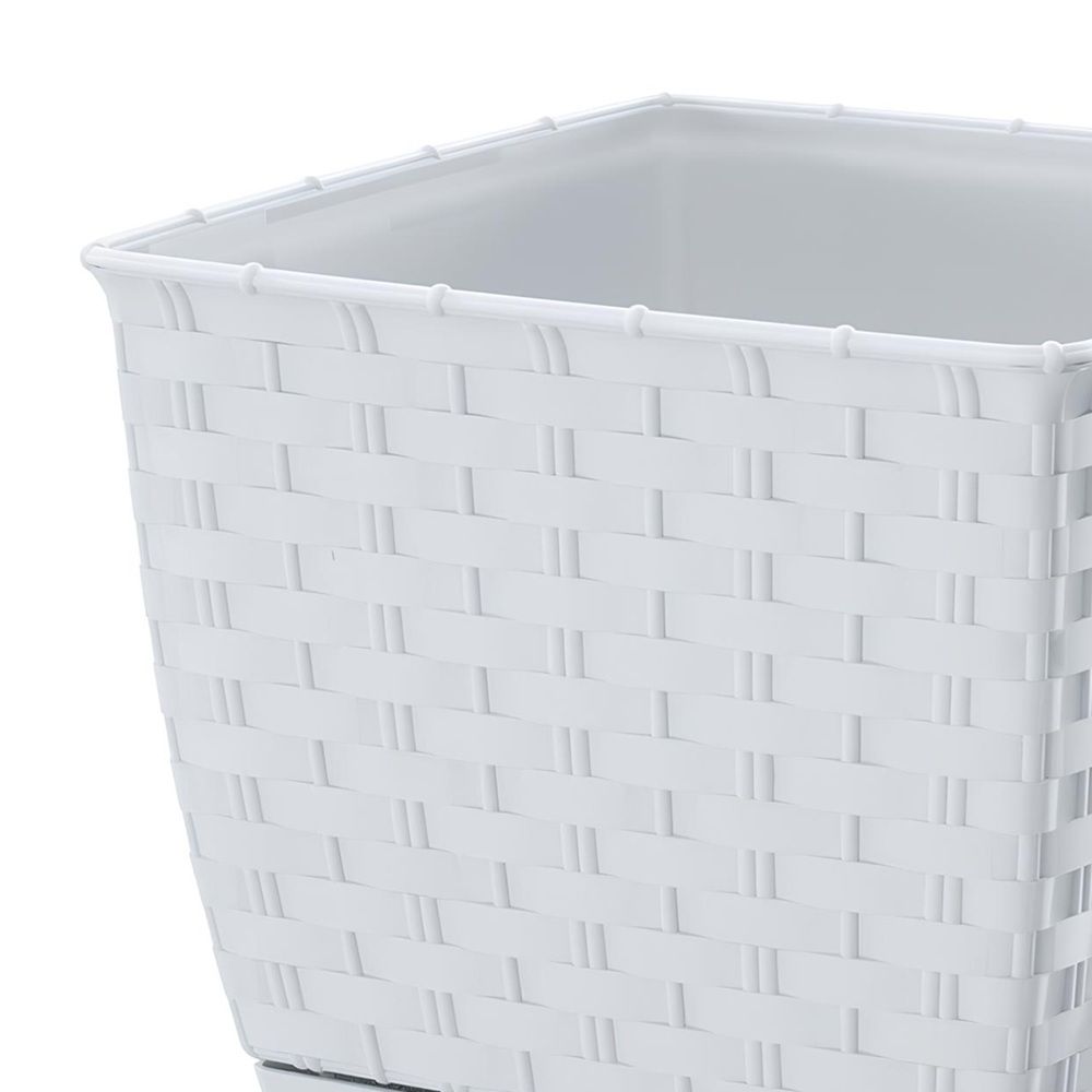 Кашпо Ratolla белое 14,5х14,5х12,6 см 1,5 л DRLK145