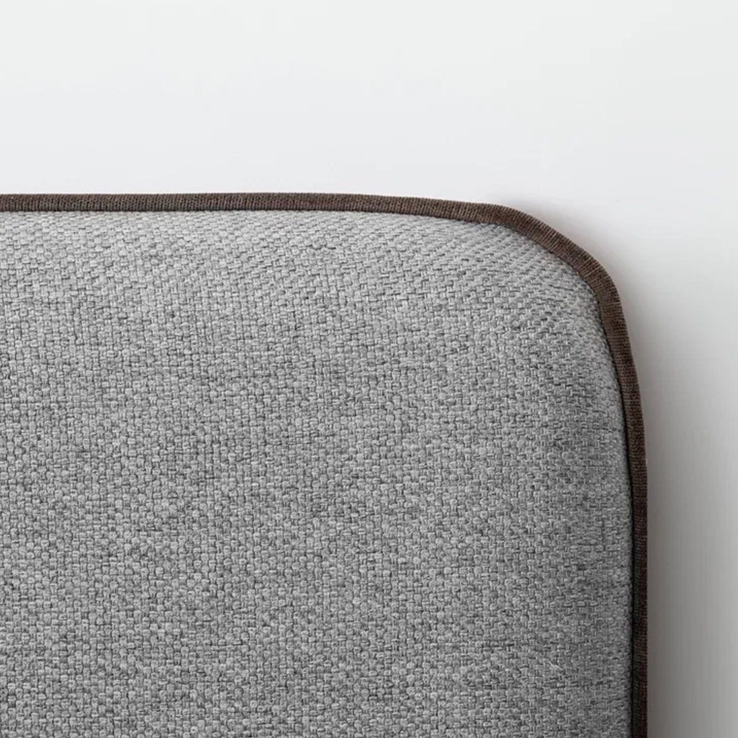 Кровать Миа 1600х2000 мм Velutto 23 bravo grey серый с ортопед основанием, дном и ПМ