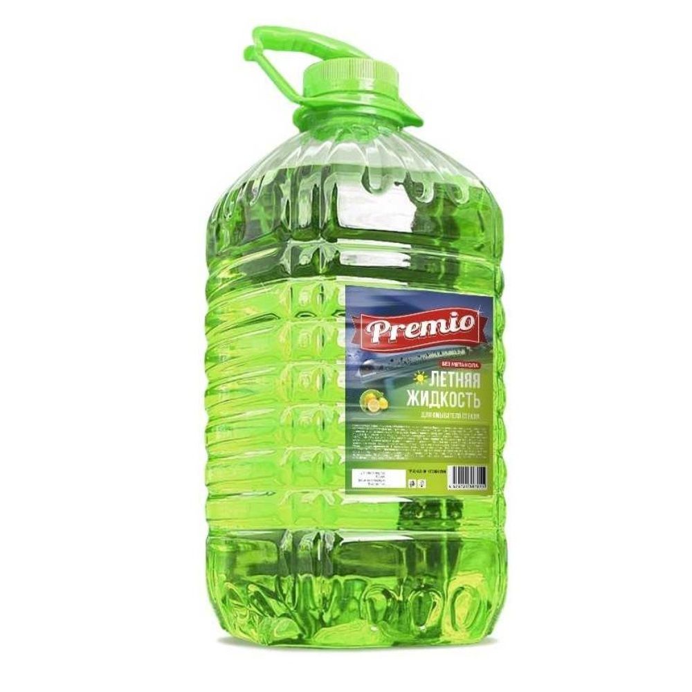 Жидкость для стеклоомывателя PREMIO Летняя 4,5 (аромат Лимон)
