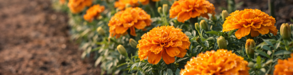Семена бархатцев для защиты огорода от вредителей: низкорослые сорта для посадки по краю грядки