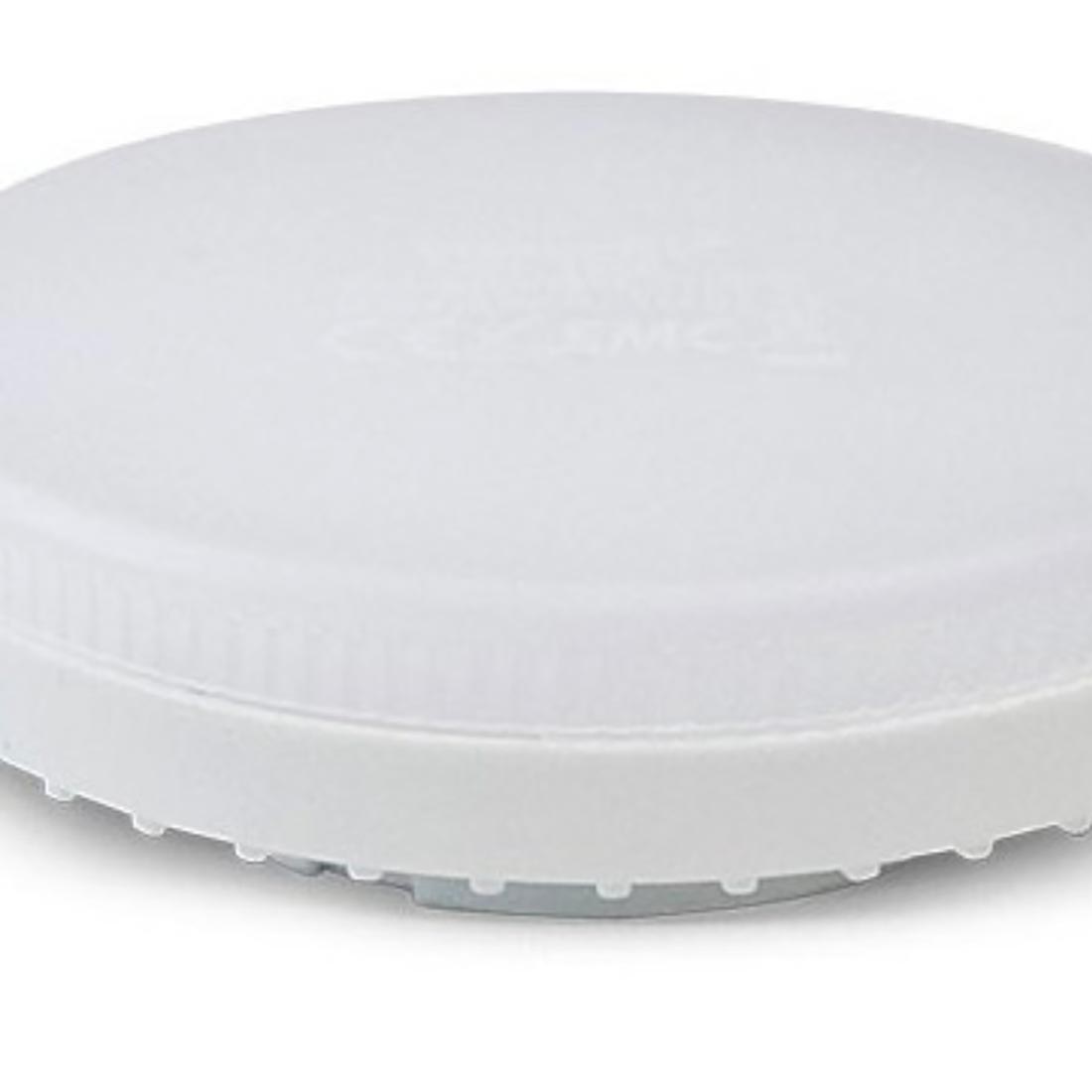 Лампа светодиодная GX53 LED 10W 3000K GLASS, 220-240V, 3000K, GX53, матовое стекло