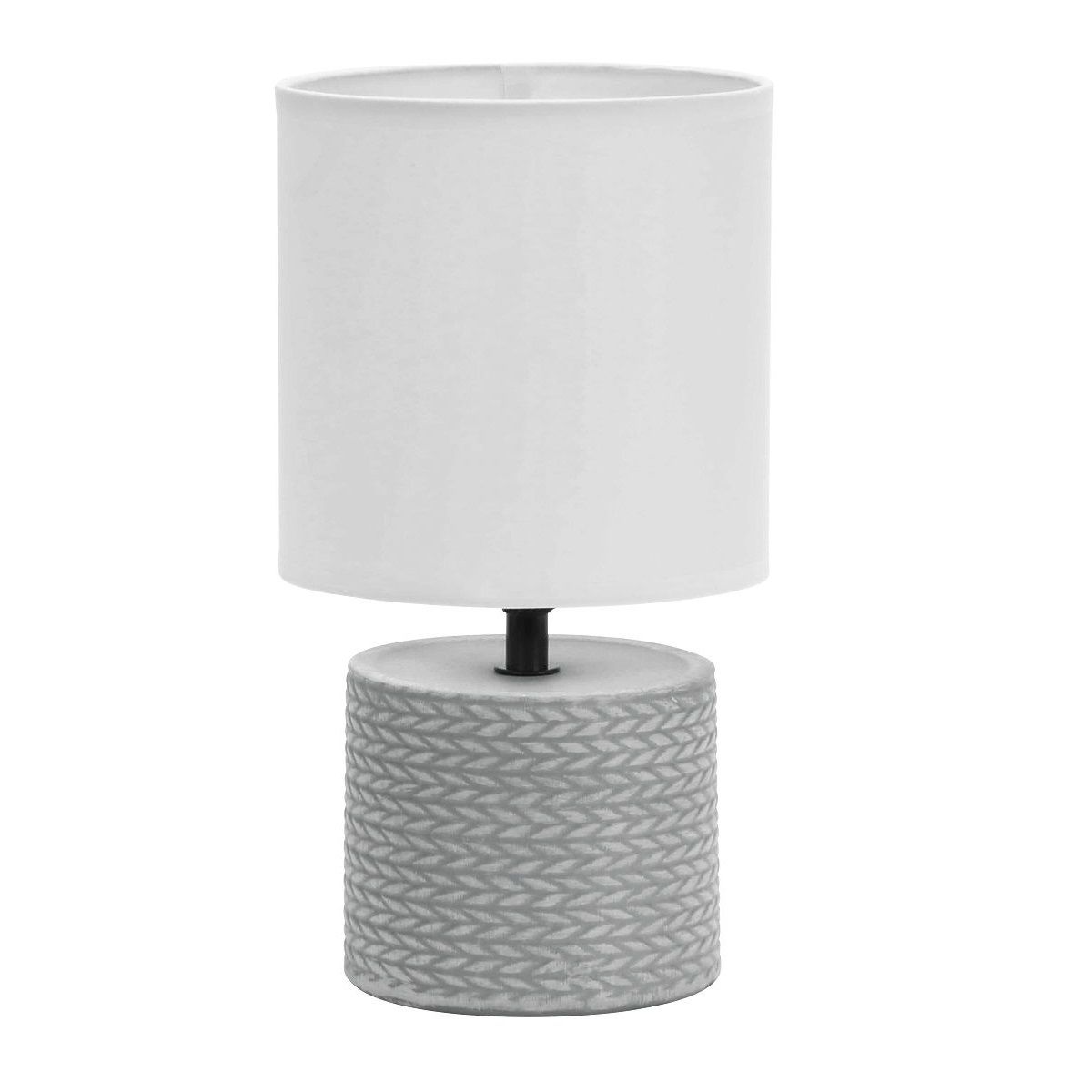 Светильник настольный Лючия 367 Парма 40Вт Е14 светло-серый/серый