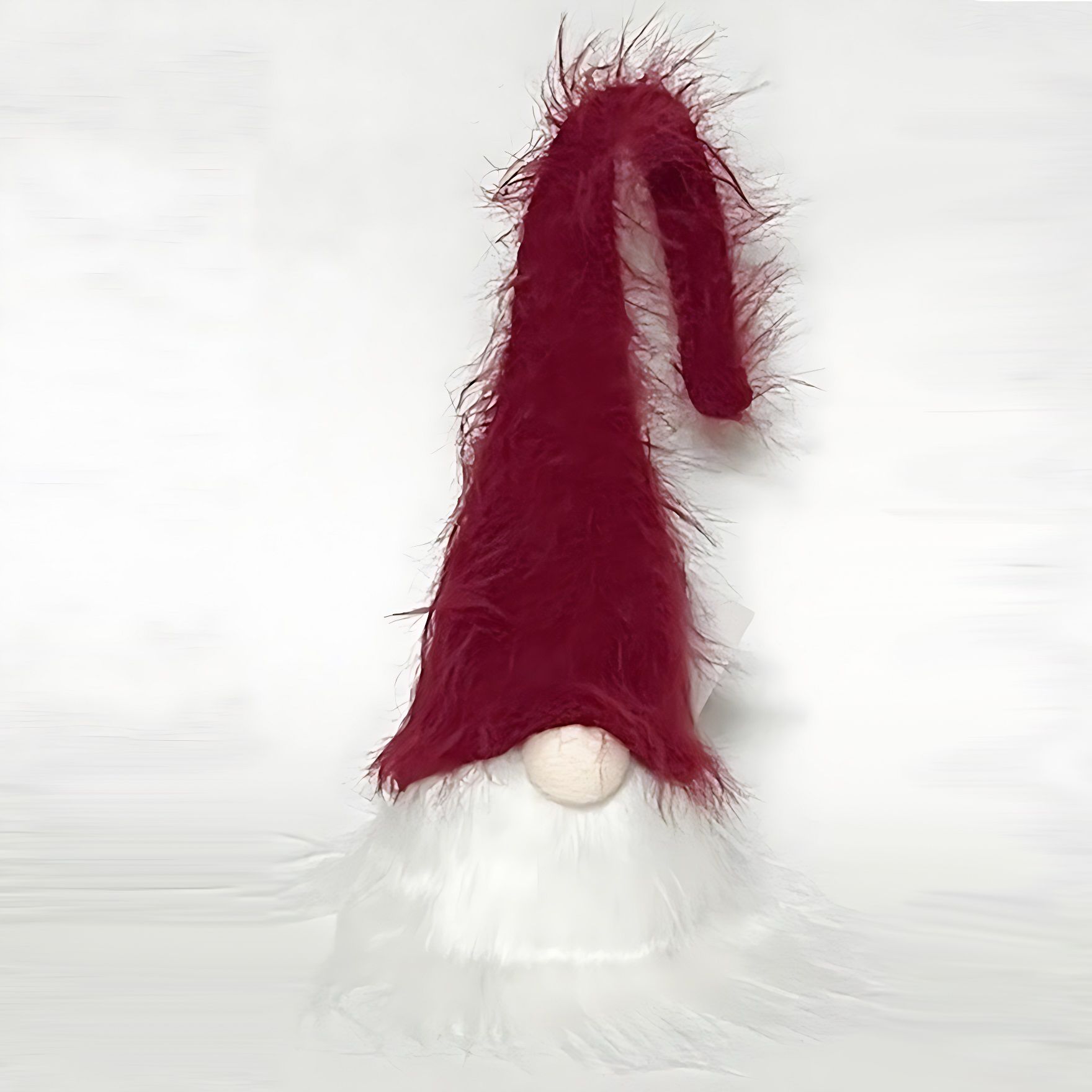 Изделие декоративное Гном LED 6х5,5х26 см красный/белый