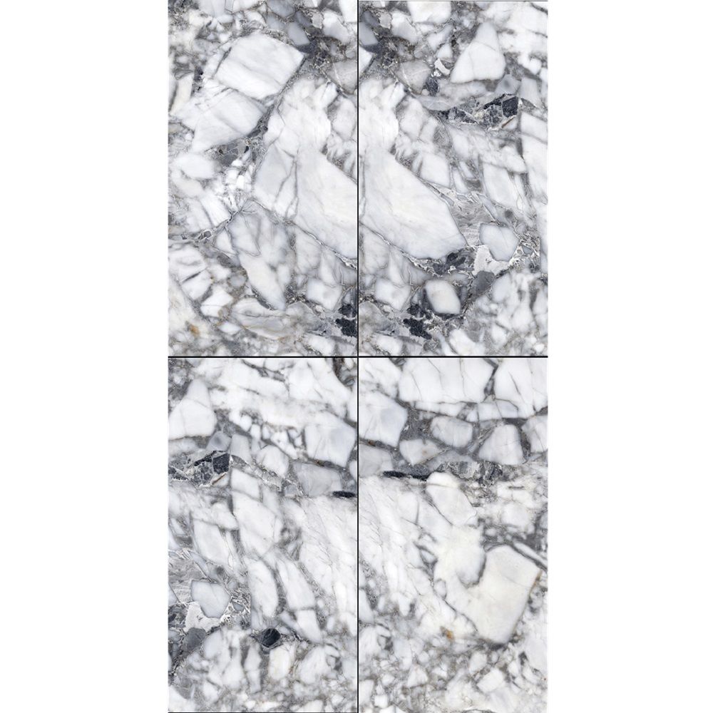 Керамогранит Realistik Canberra Polished Gold Carving 60x120 см серый 1,44 м2