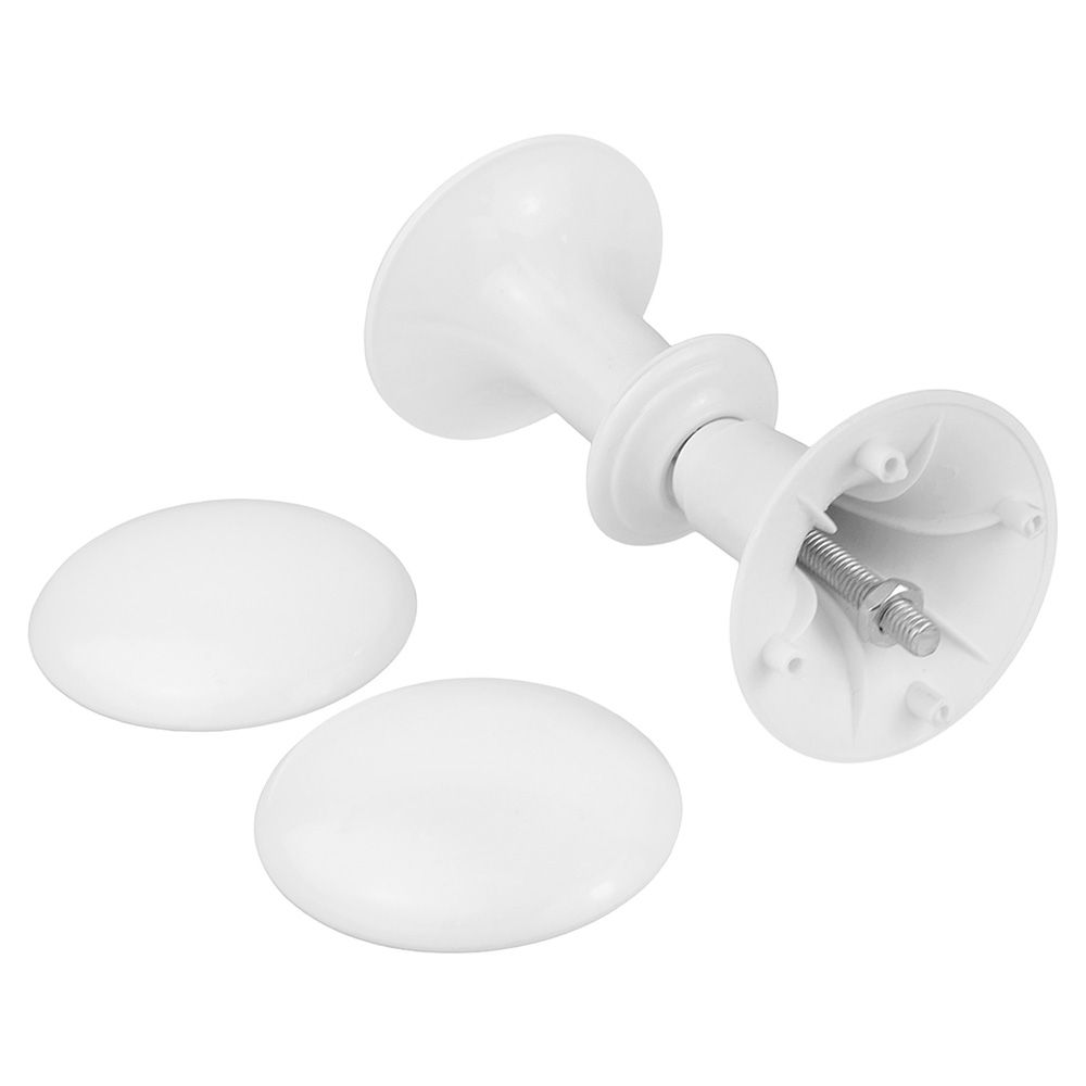 Ручка-кнопка РК пласт. белая 1-0751.Б