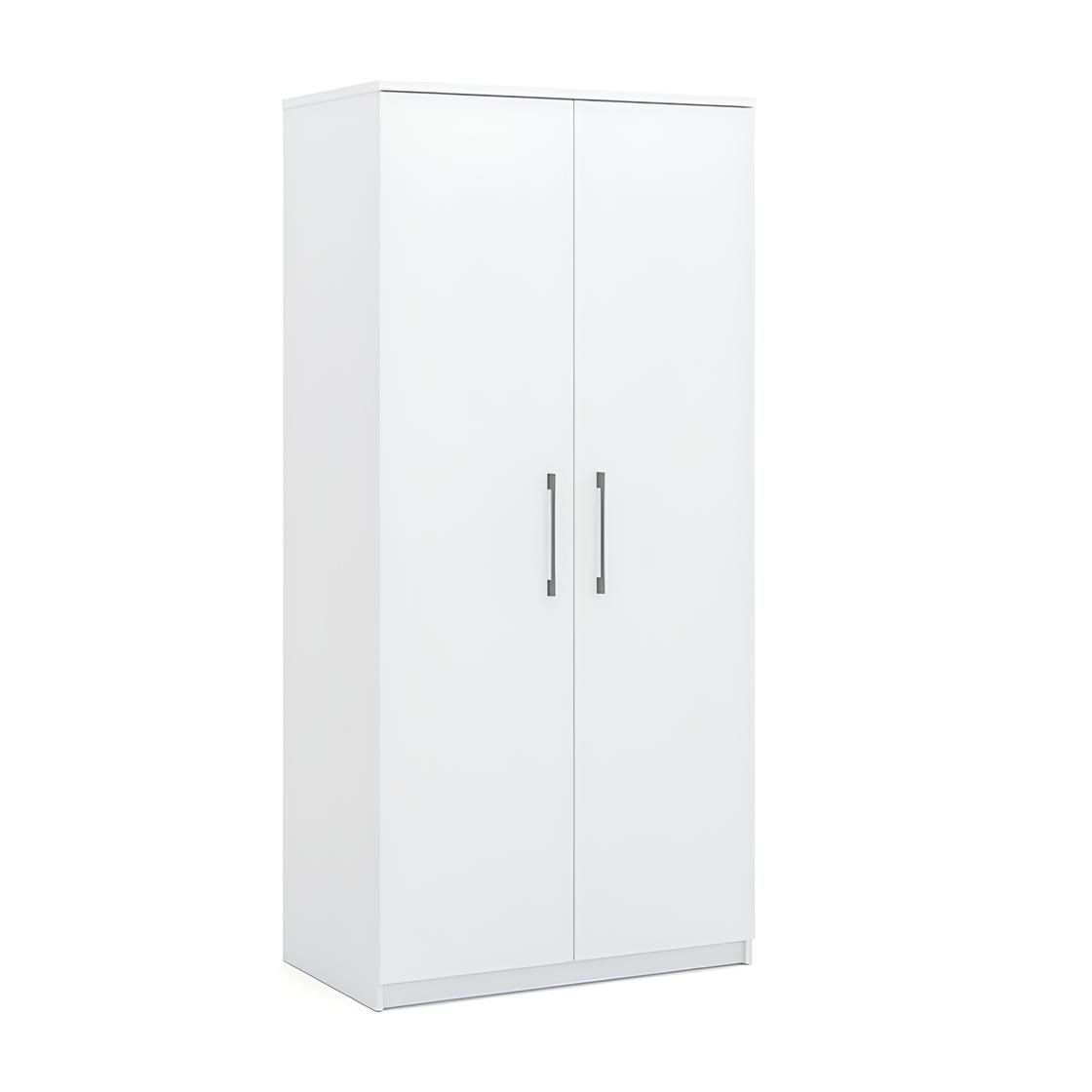 Шкаф двухдверный Аврора 1004х2118х574 мм белый