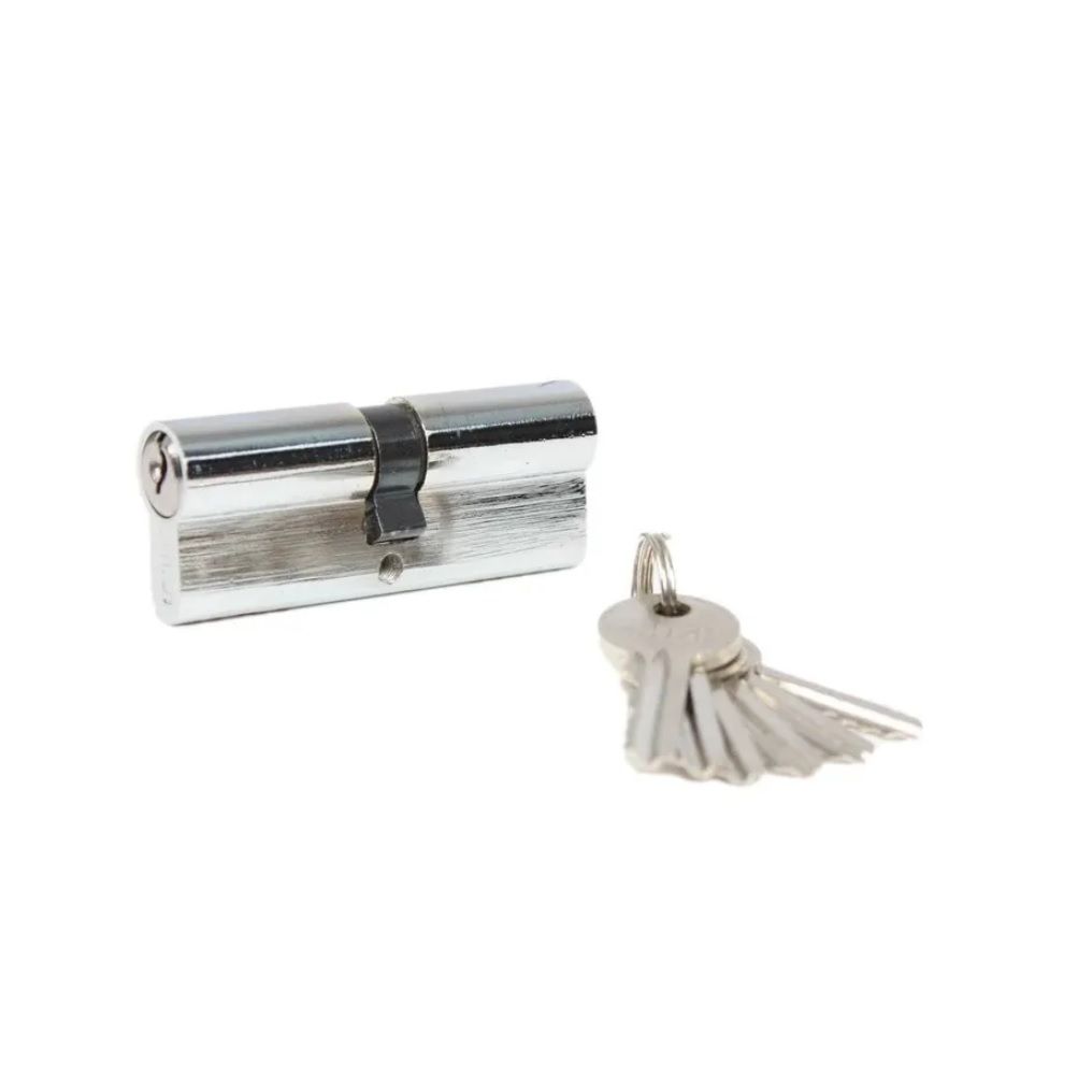 Механизм цилиндровый 80 мм Антал МЦ 80-N хром 6 ключей