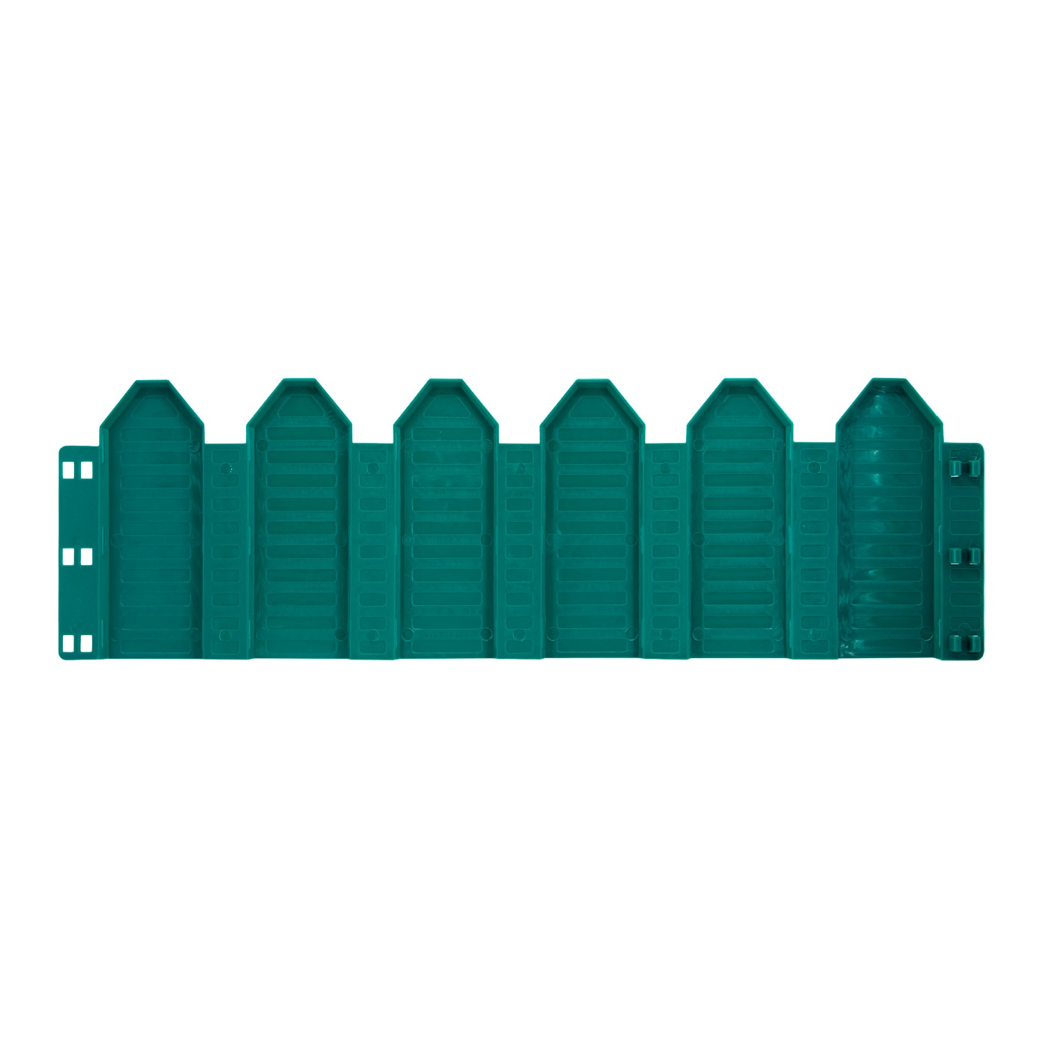 Заборчик декоративный Lucky Way 18х60 см 5 шт зеленый