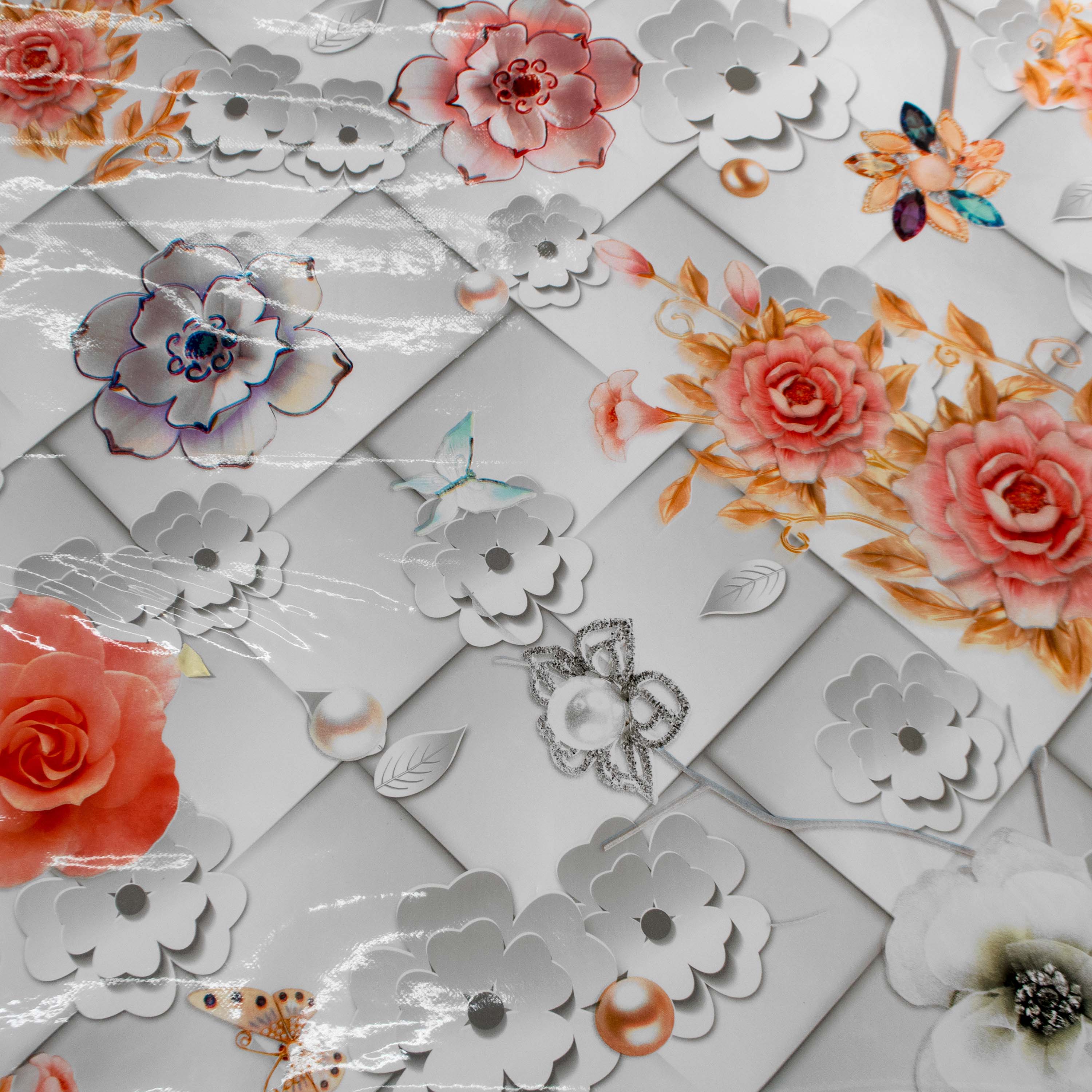 Клеенка ПВХ на нетканой основе Dekorelle Glance 494 1,4 м