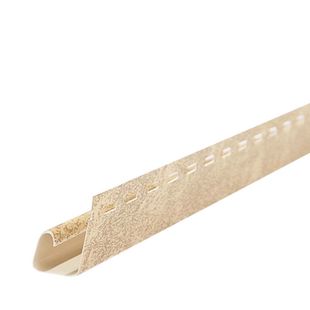 J-профиль Ю-Пласт Стоун-Хаус 3050 мм Кирпич песочный