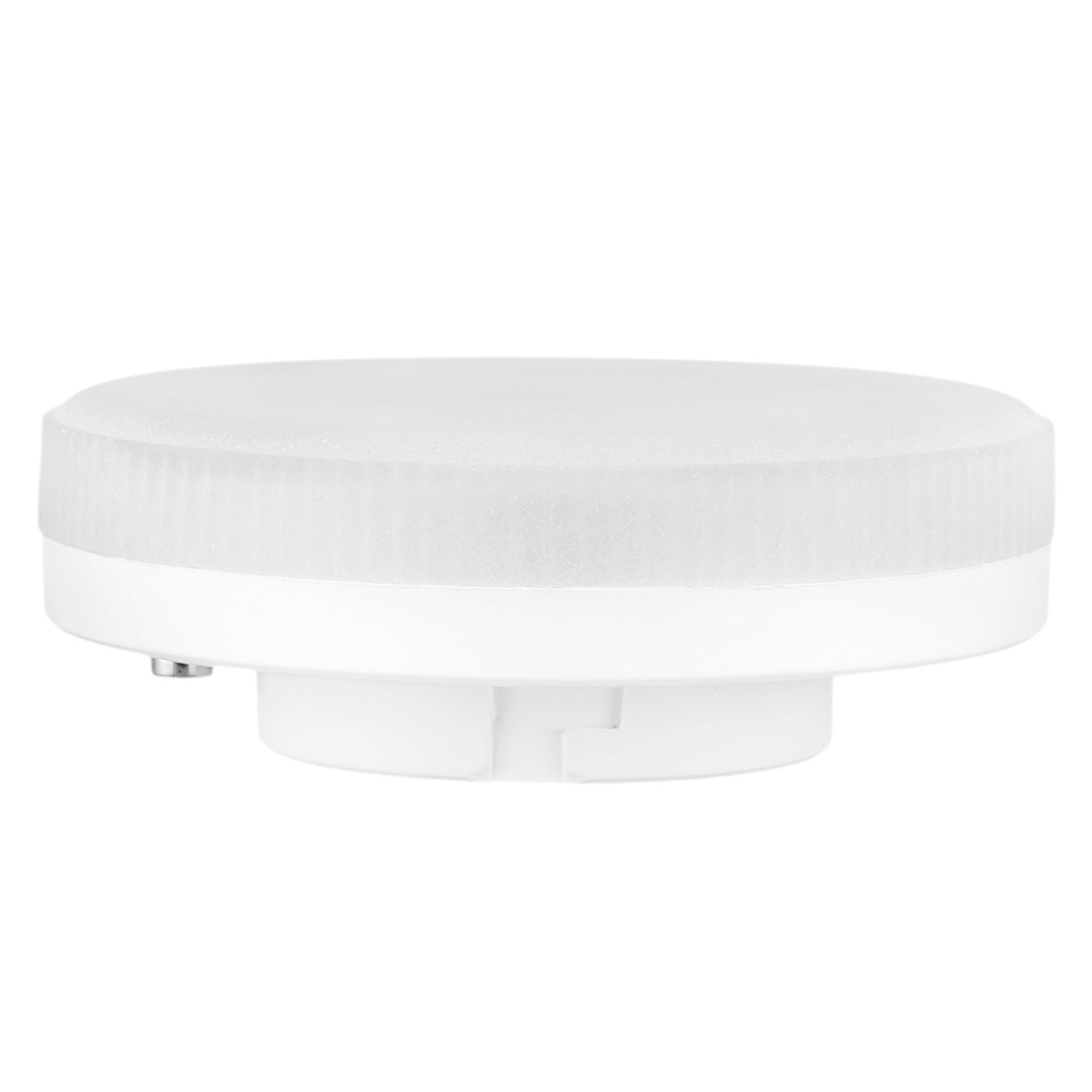 Лампа светодиодная GX53 LED 8Вт  6500K  720Лм пластиковый корпус, стеклянная крышка