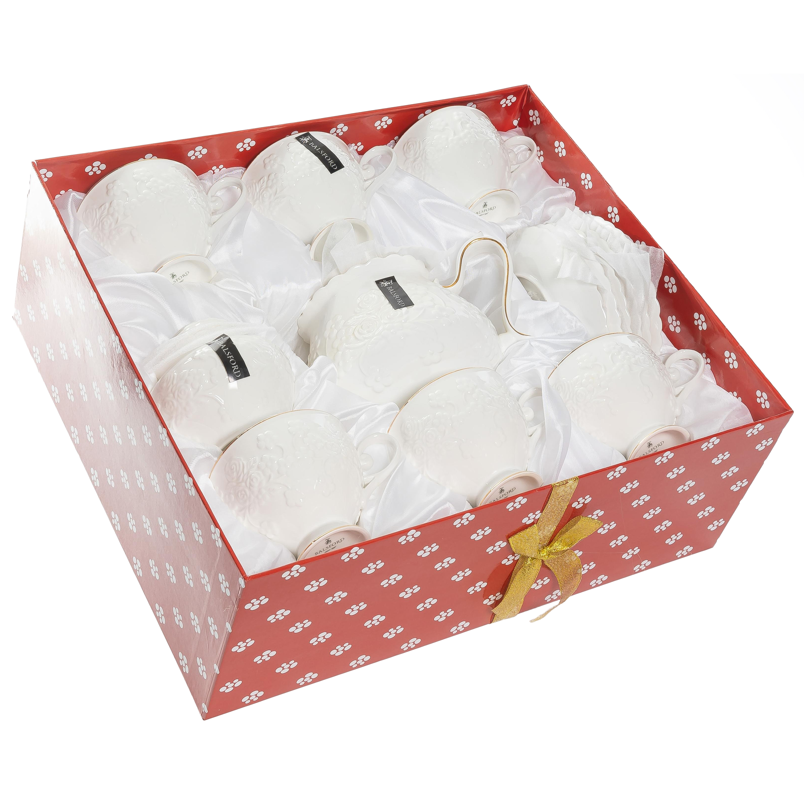 Набор чайный Balsford Грация на 6 персон 14 предметов 220 мл фарфор