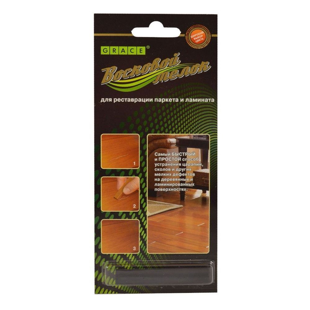 Восковой мелок для ремонта сколов на паркете и ламинате Rico Leo Венге