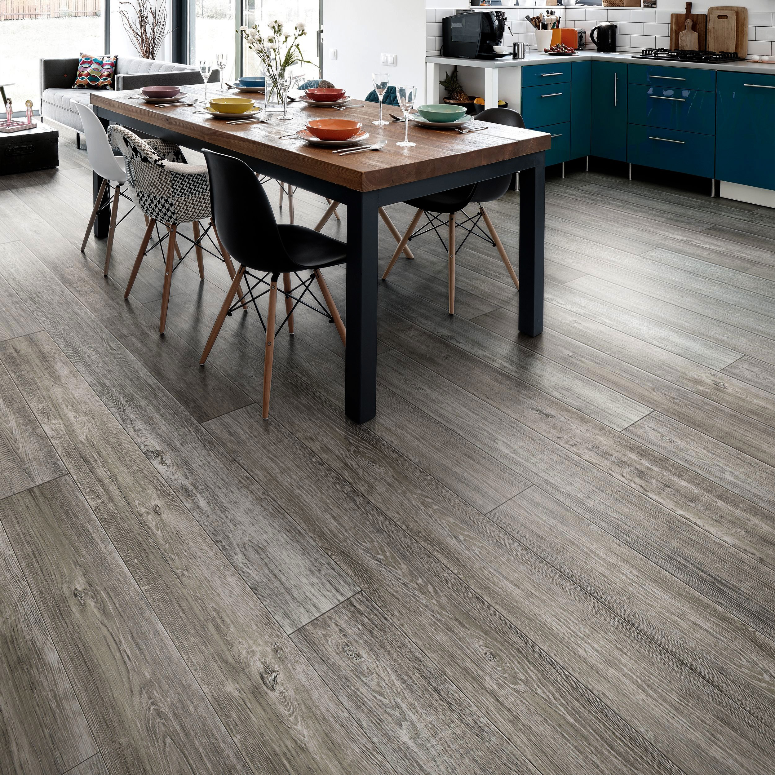 Ламинат 33 класс Kronospan Eurohome ART U609 Дуб Мерида 1285х192х12 мм 1,48 м2