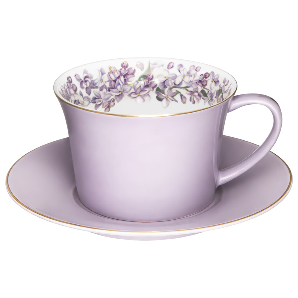 Пара чайная Lefard Lilac 250 мл фарфор 760-803-1