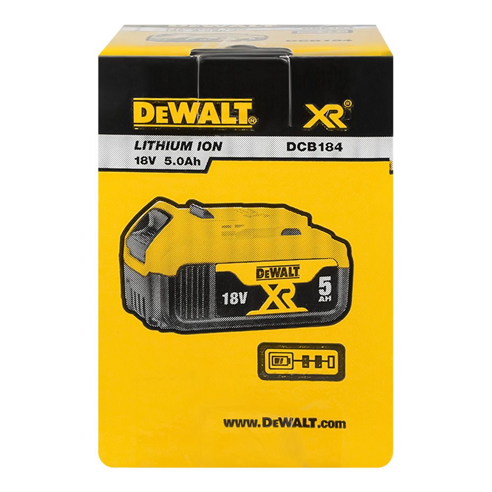 Аккумулятор DeWalt DCB184 18В Li-Ion 5Ач