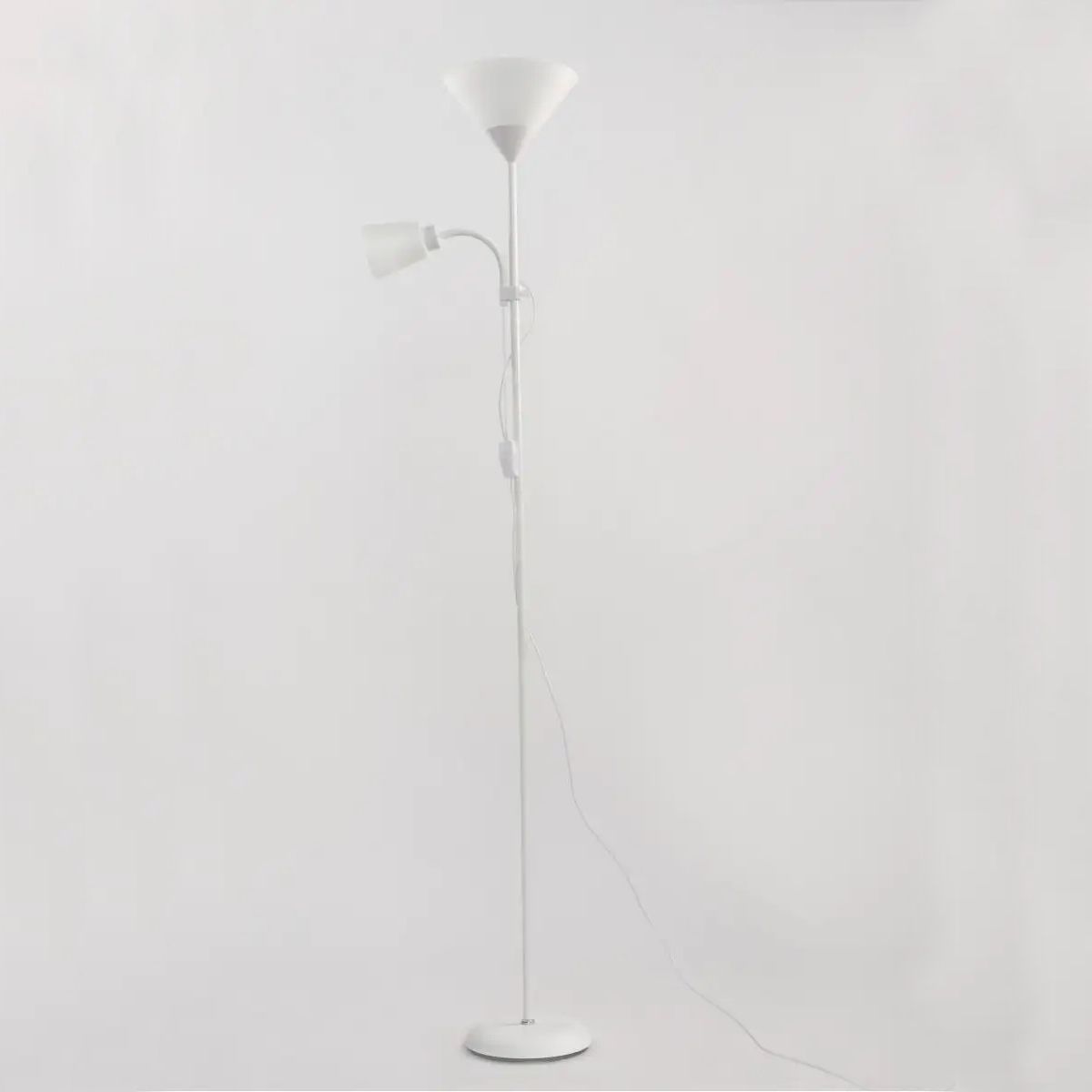 Торшер General GFL-005 60Вт 2хЕ27 174 см белый