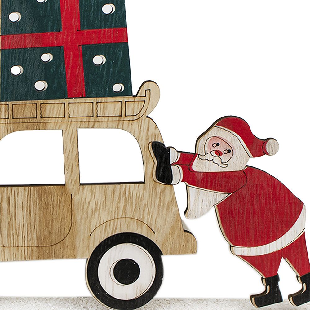 Украшение новогоднее Машина 20,3х17,5х4,5 см