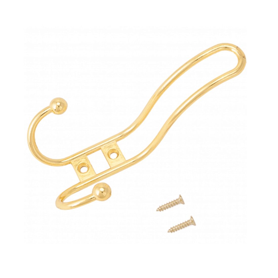 Крючок мебельный тройной Стандарт 208 A GP золото